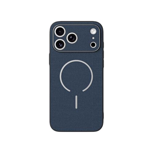 iPhone 13 Pro �p�P�[�X Magsafe�Ή� �e�N�j�J���t�@�u���b�N�p�^�[�� �����Y�ی� ������� �w��h�~ �ϏՌ�(�u���[)