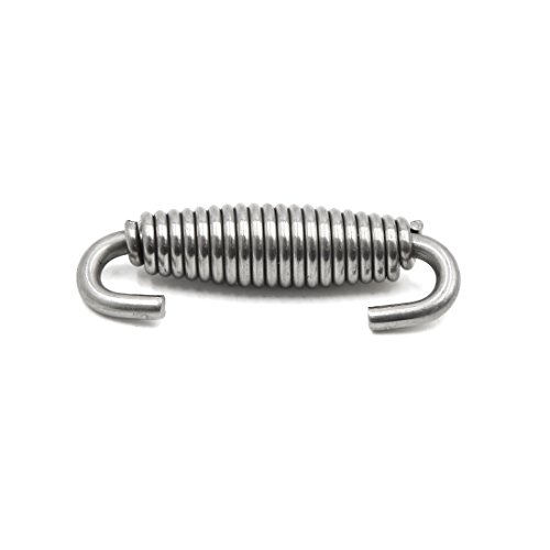 Sourcingmap 8pcs 60mm Acciaio Inox Moto Tubo di