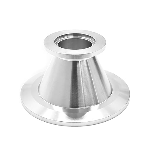 Image of Vacuum Conical Reducer KF-25 to KF-50 (NW-25 to NW-50), Vacuum Fitting, 304 Stainless Steel, Flange Adapter (KF50-KF25)