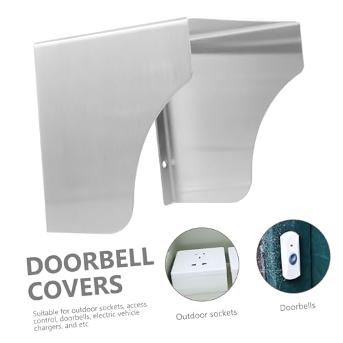 RUNROTOO Tampa De Saída à Prova De Capa De Campainha Capa De Chuva Para Campainha Shell Para Máquina