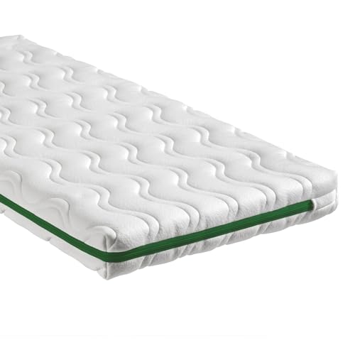 Kadolis - Matelas Bébé 60x120x10 cm Aloe R – Matelas Ferme Nouveau-né - Matelas lit bébé déhoussable - sans Traitement Chimique - Certifié Oeko-Tex