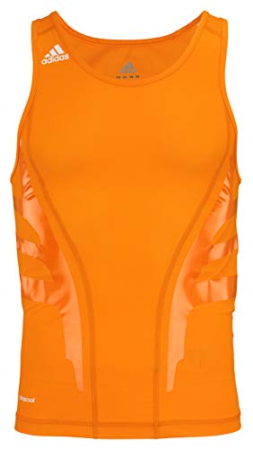 Adidas Techfit Powerweb maillot de compression technique bleu haute performance homme