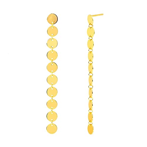 Piercing boucles d'oreilles trombone femme chaîne pendante et bijoux d'oreilles chic