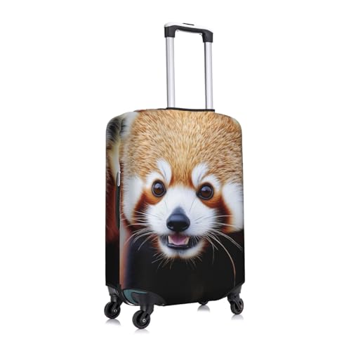 Cute Red Panda Luggage Cover Elastic Washable Protector Anti-Scratch Travel Suitcase Covers With Concealed Zipper For 18-32 Inch Luggage Medium3