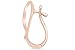 Interchangeable Pendant Hanger Slide Pearl Enhancer Fits 7mm in 14k Rose Gold Plated 925 Sterling Silver