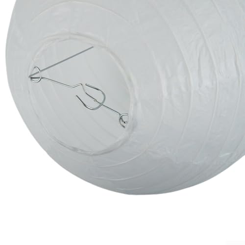 Farol decorativo de papel blanco para colgar, paquete de 10 unidades, para bodas, fiestas y festividades