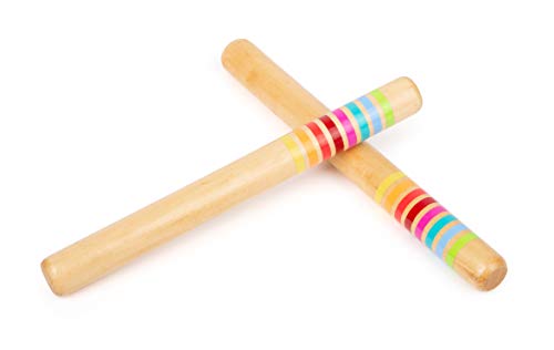 small foot Klankstokken van hout, muziekinstrument voor kinderen, leermiddelen voor slaginstrumenten, vanaf 3 jaar… - Image 3