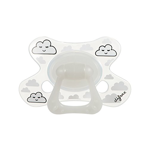 Difrax GL802 Schnuller, Natural, 18 plus Monat, blau Cover