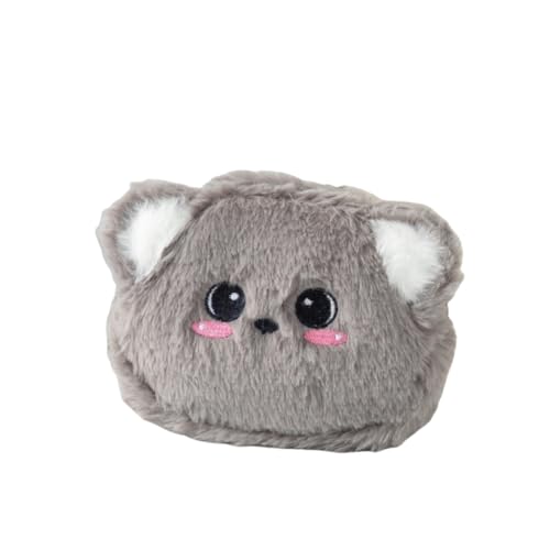Cartoon Plush Cat Coin Purse,Coin Organizer, Change Holder, Cute Coin Purse,Coin Pouch Zipper for Men & Women
