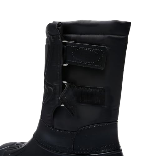 Harssidanzar Men's Winter Long Warm Backcountry Duck Hunting Boots EVA Toe Waterproof RM028US3