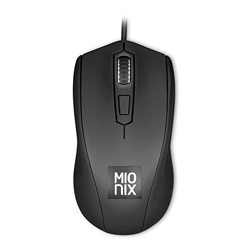 MIONIX Avior - Souris Gaming Optique Black (Capteur 5000 DPI - 4 Boutons programmables - Droitiers/Gauchers)