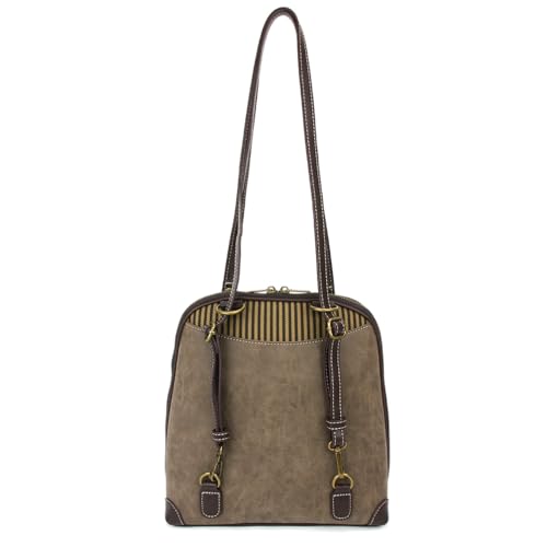 Image of CHALA Convertible Backpack Purse - Women Convertible Shoulder Purse with Adjustable Strap