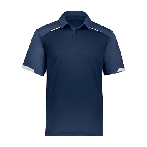 Russell Athletic Mens Legend Polo Shirt, Navy, Large US