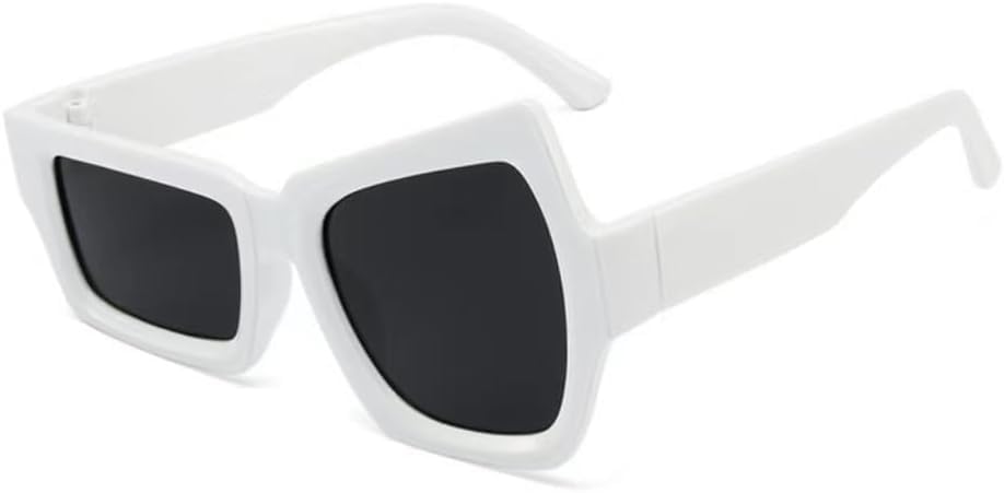 Rectangle Sunglasses for Men and Women – UV400 Fashion Shades, HD Lens, Thick Frame Eye Protection