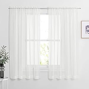 NICETOWN Voile Sheer Window Curtains for...