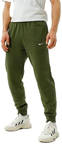 Nike Sportswear Club Fleece Men's Tapered Pants (as1, Alpha, m, Regular, Regular, Rough Green/White) - Image 2