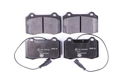 Plaquettes HELLA T5119 kit de plaquettes de frein pour disque 8Db 355 018-421