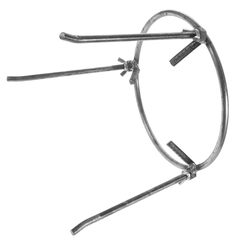 VICASKY Detachable Outdoor Camping Tripod Stand Carbon Steel Wok Stand for Campfire Cooking Hiking Picnic Bbq Stable Three-legged Steel Grill Holder