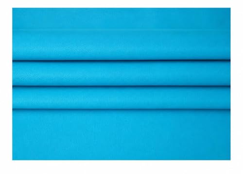 LUXEZA Poly Fabric Upholstery Premium Rexine Fabric for | Sofa | Car Seat Cover | Office Furniture Repair | Waterproof Soft Artificial Leather Sheet (Aqua Teal, Half Meter)