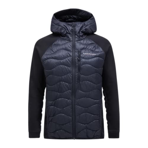 Peak Performance Herren Helium Down Hybrid Hoodie Jacke, Black, M
