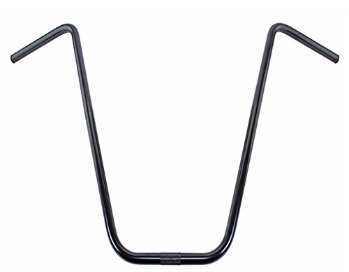 Alta Dyno Style Bicycle 22.2mm Handle Bars, Multiple Sizes and Colors. (Black, 24")