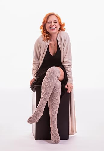 Image of Kix`ies Stockings For Women | Over The Knee Knit Sweater Socks | Over The Knee Knit Socks for Women