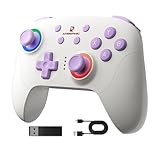 Picture of Doriteney RG P01 Wireless Gaming Controller Compatible with Switch Game Controllers RG P01 2.4G Controller Gamepad for Bluetooth/PC/Steam/iOS/Android/Switch Hall Effect RGB Lights