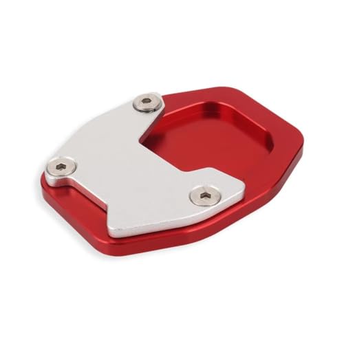 Patin béquille moto NC750X en aluminium CNC extension rouge