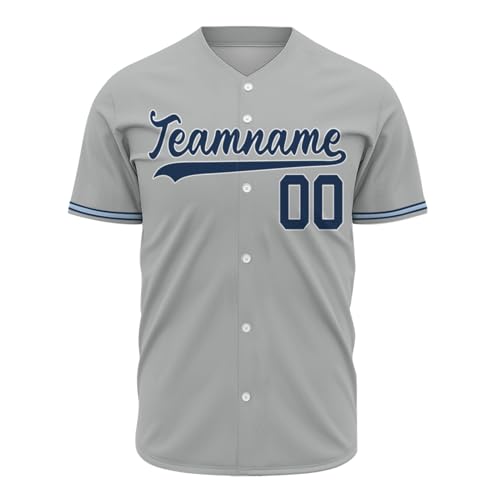 Custom Baseball Jerseys Customizable Baseball Jerseys for Men Women Printed Name Number Personalized Sports Jersey miniatura 2