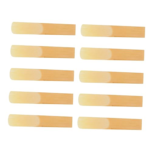 ifundom 10pcs Clarinet Reeds Saxophone Musical Instrument Accessories Lightweight Compact Traditional Clipper for Beginners