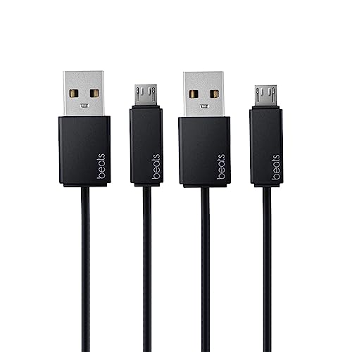 icevein Replacement USB Charging Charger Cable [2 Pack] Compatible with for Beats by Dr Dre Studio Solo Powerbeats 2 3 Wireless Headphone Pill+ 2.0 Speakers