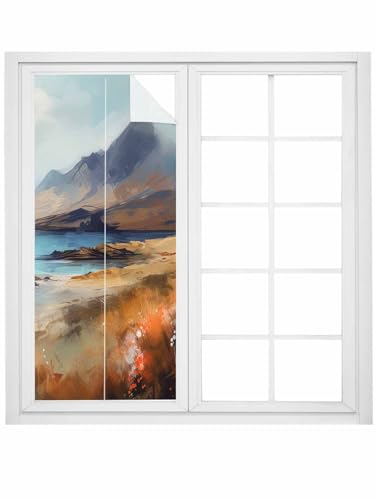 Película decorativa de privacidad para ventanas, 24x59in miniatura 5