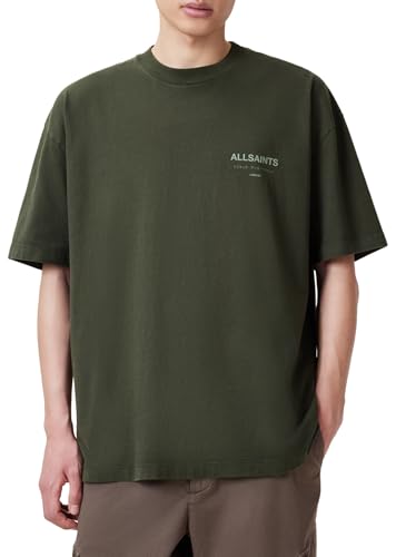 Image of AllSaints Men's Underground Oversized Short Sleeve Crew Neck Shirt