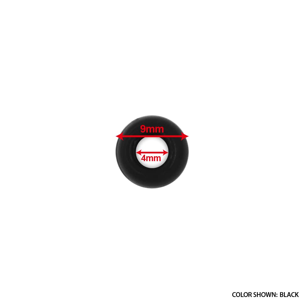 Beads Jewelry Making Kit DIY Hair Braiding Bracelet Ornaments Crafts Small Round Pony Value Pack +2 Beaders Included (Clear - 1200 Pcs)