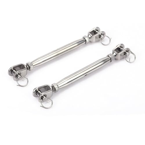 5 Piezas Tensores de Acero Inoxidable M6, Tensores para Cables Perfectos para Ajustar Cuerda, Impermeables y de Alta Calidad miniatura 6