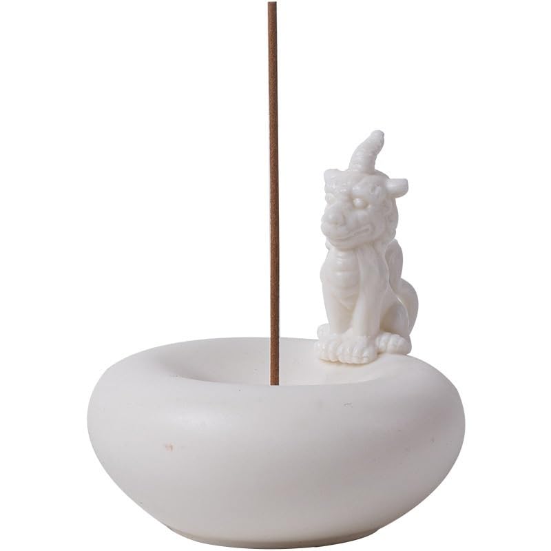 Porte-encens en porcelaine TUSUOD pour bâton d'encens et brûleur d'intérieur