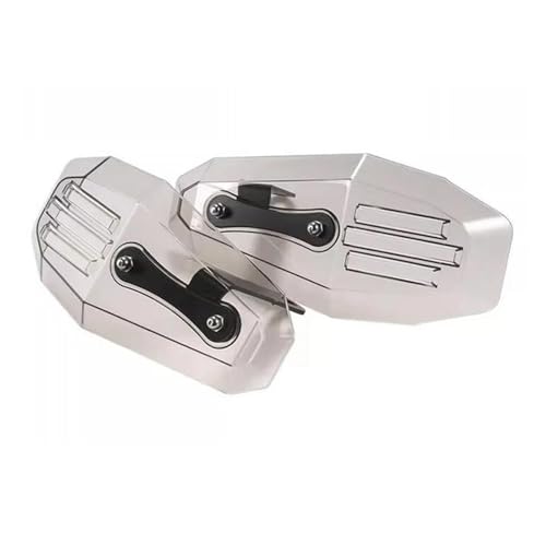 HPZPRPCEW Motorrad-Handprotektoren Windschutz Universal Für Yamaha XVS1300CA V-MAX FZ-1 XV1100 SR500 T-MAX FZX750 TDM850 SR400 SRX400 SRV400(Gray)