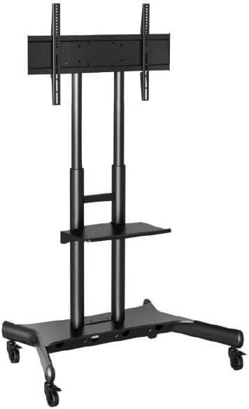 Atdec AD-TVC-75 Floor TV Cart Heavy Duty for Screen size 50" - 80" & 75kg. VESA to 800x400 - Comes with Shelf