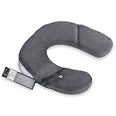 lomitech Lavender Neck Wrap,Vibrating Travel Pillow Neck Massage Pad,Lavender Soothing Aromatherapy,2.2LB Weighted Comfort for Pain Relief,Battery Powered,Perfect for Holiday Gift