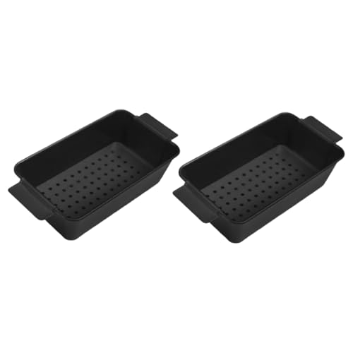 KICHOUSE Heavy Duty Bread Baking Pan Set Non-stick French Bread Mold Lid Multi-use for Sandwich Hamburger Bun Cake and Oven Cooking