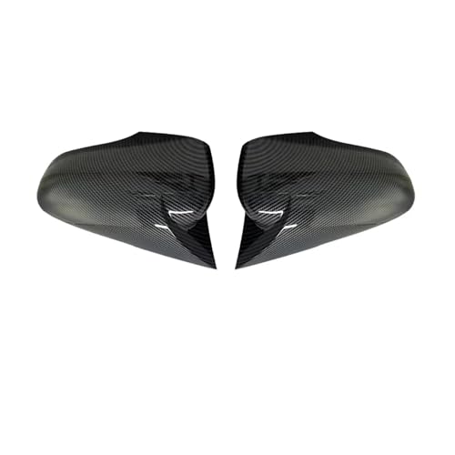 Carcasa Retrovisor para Clio 4 2012 2013 2014 2015 2016 2017 2018 2019 2 Piezas Tapa Espejo Retrovisor Lateral Cubierta Fibra Carbono Negro Brillante Cubierta del Espejo Retrovisor(Carbon Fiber)