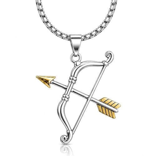 Image of THE MEN THING - Sanatan Divine Symbols Oxidised Pendant Necklace with 24inch Round Box Chain for Men & Boys
