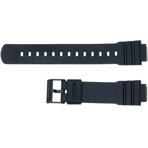 Correa compatible con reloj CASIO AW-20/21 / ARW-31/32 / MQW-100 Caucho Color Negro