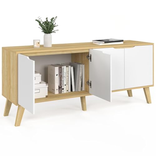 Buffet bas scandinave 140 cm F - vue 5