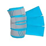 WDWDW Ginocchiere Sportive Antiscivolo con Supporto in Gel e Protezione Contro Il Caldo e Il Freddo.