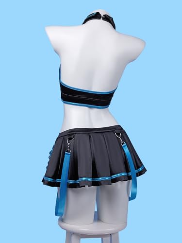 haikyuu Women Cosplay Swimsuit with Sleeves Anime Two Piece Bathing Suit Pool Party Musical Clubwear3