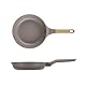 KASANOVA Antihaft-Bratpfanne Taupe mit Pfannenschutz (24 cm)