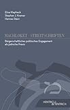 Bürgerschaftliches politisches Engagement als jüdische Praxis (Machloket/Streitschriften: Herausgegeben von Elisa Klapheck) - Stephan J. Kramer, Hannes Stein, Elisa Klapheck 