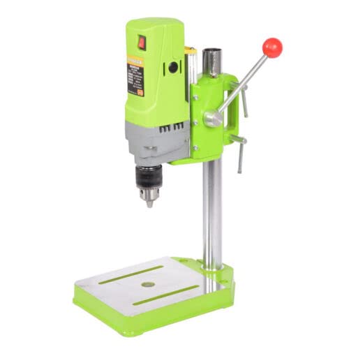 Bench Drill Stand, 710W Mini Electric Bench Drilling Machine Drill Chuck Portable Drilling Machine Workbench, DIY Metal Drilling Repair Tool Reaming Drilling Machine Chuck 1-13mm