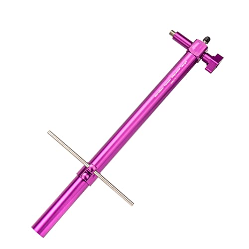 TEQIN Bike Alignment Tool, Bicycle Derailleur Hanger Alignment Gauge, Aluminum Alloy Ranging Tool Bike Repair Tool Purple